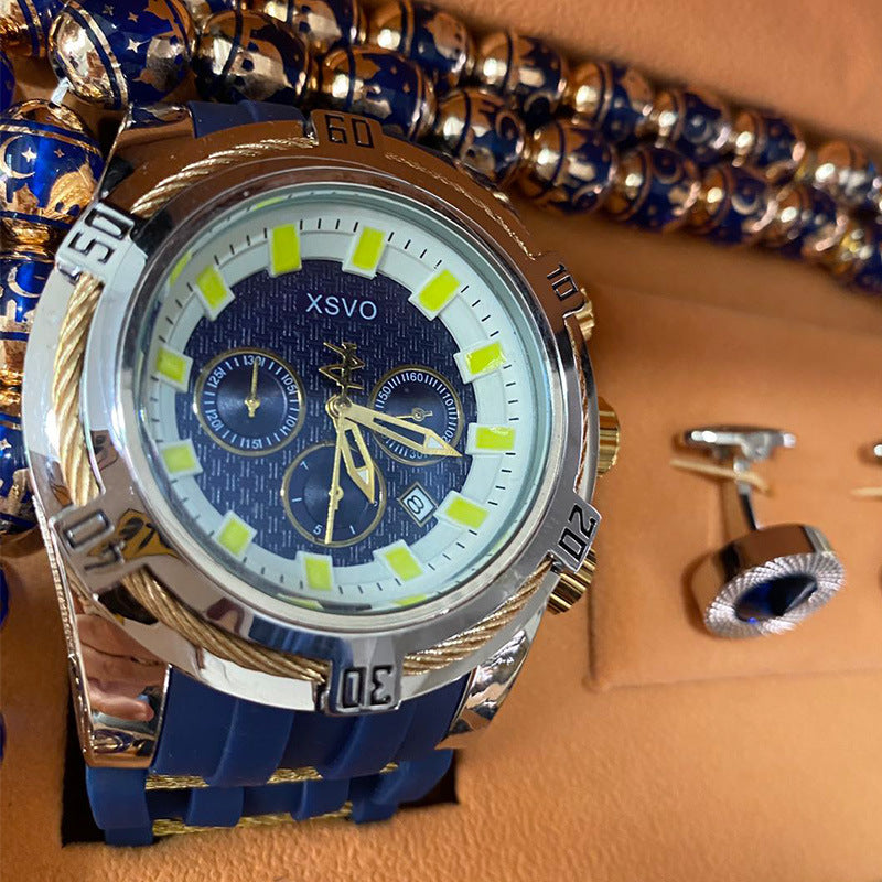 Men's Gift Set in Box - 3D Close-up Black Background