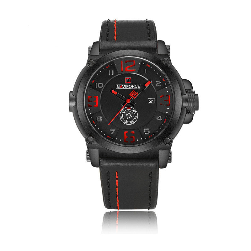 NAVIFORCE Tactical Watch - Clean Black Background