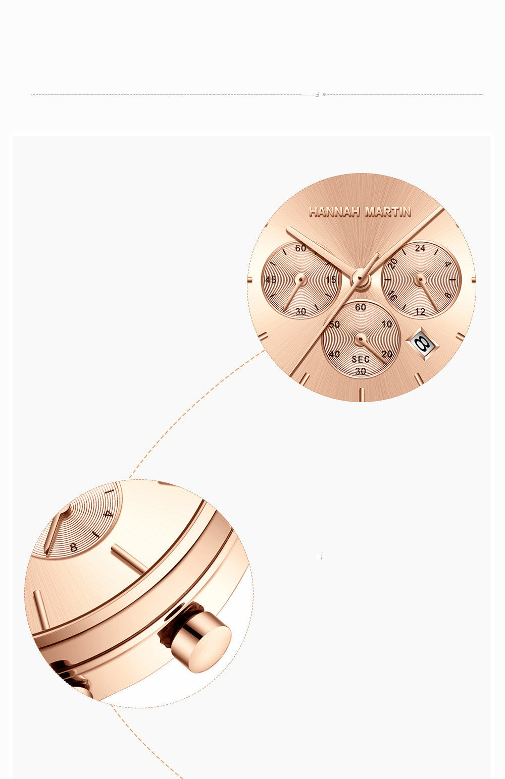 SteelSnap Women’s Chain Watch