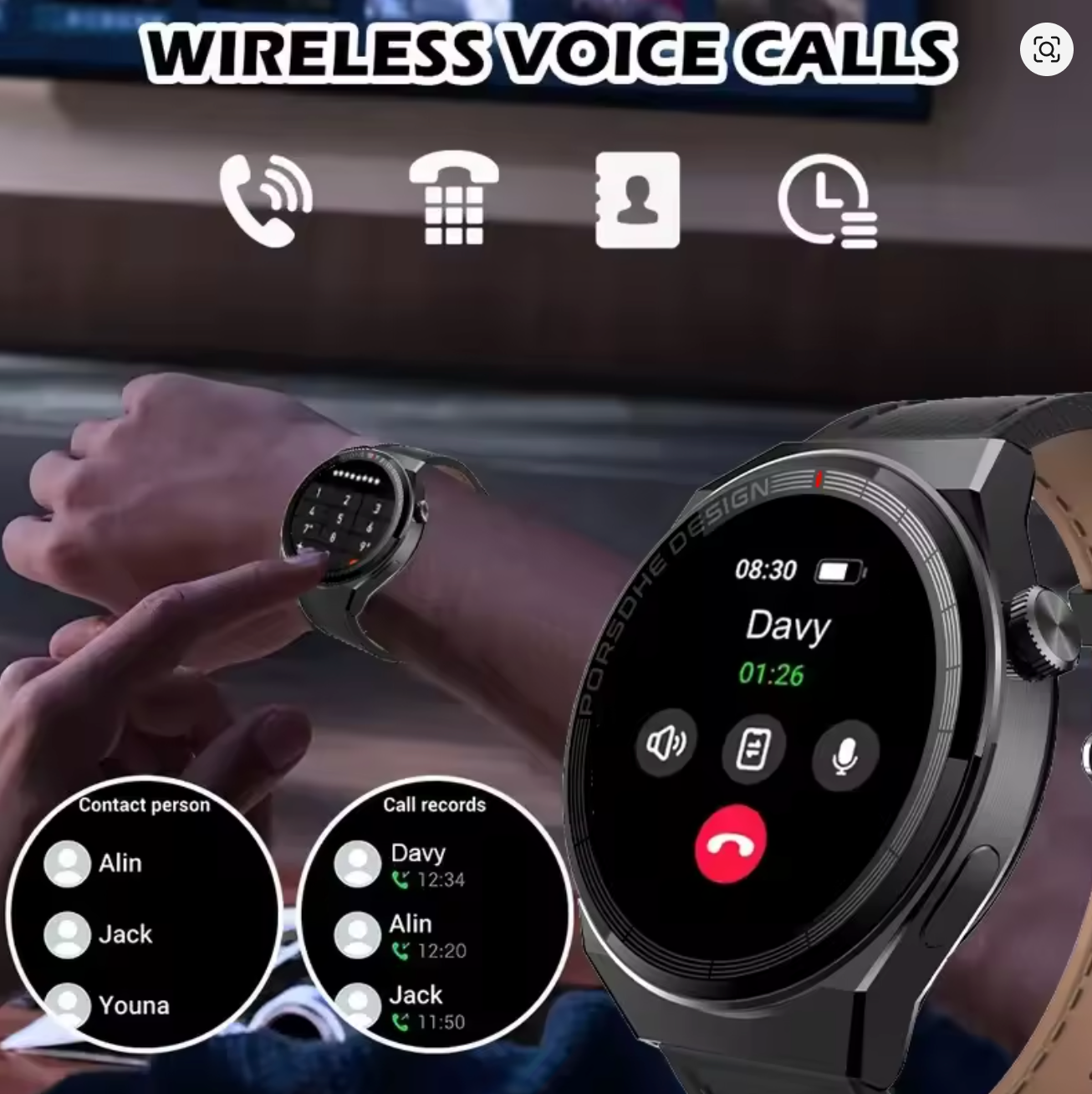 W&O X5 Pro SportConnect Smart Watch