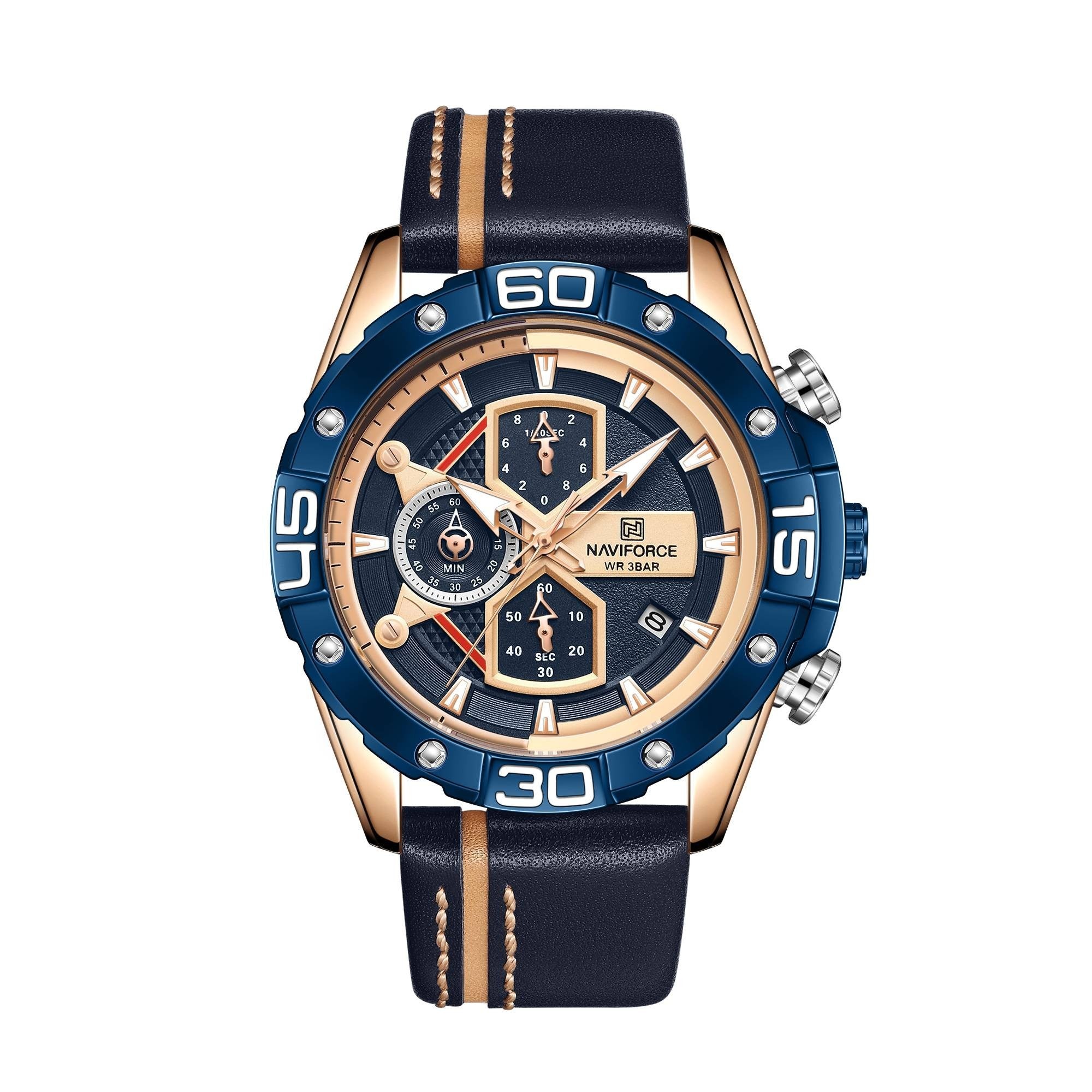 SkeletonPro Men’s Three-Eye Watch